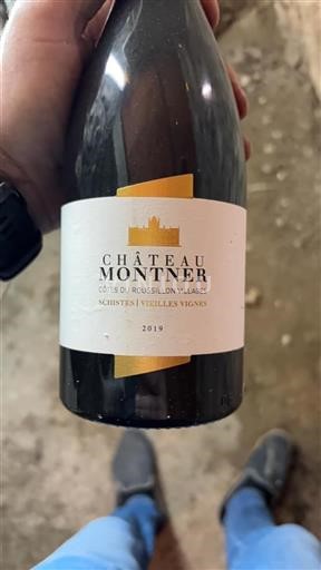 Vin Rouge sec Schistes | Vieilles Vignes Château Montner 2019 France Roussillon Côtes du Roussillon Villages AOC